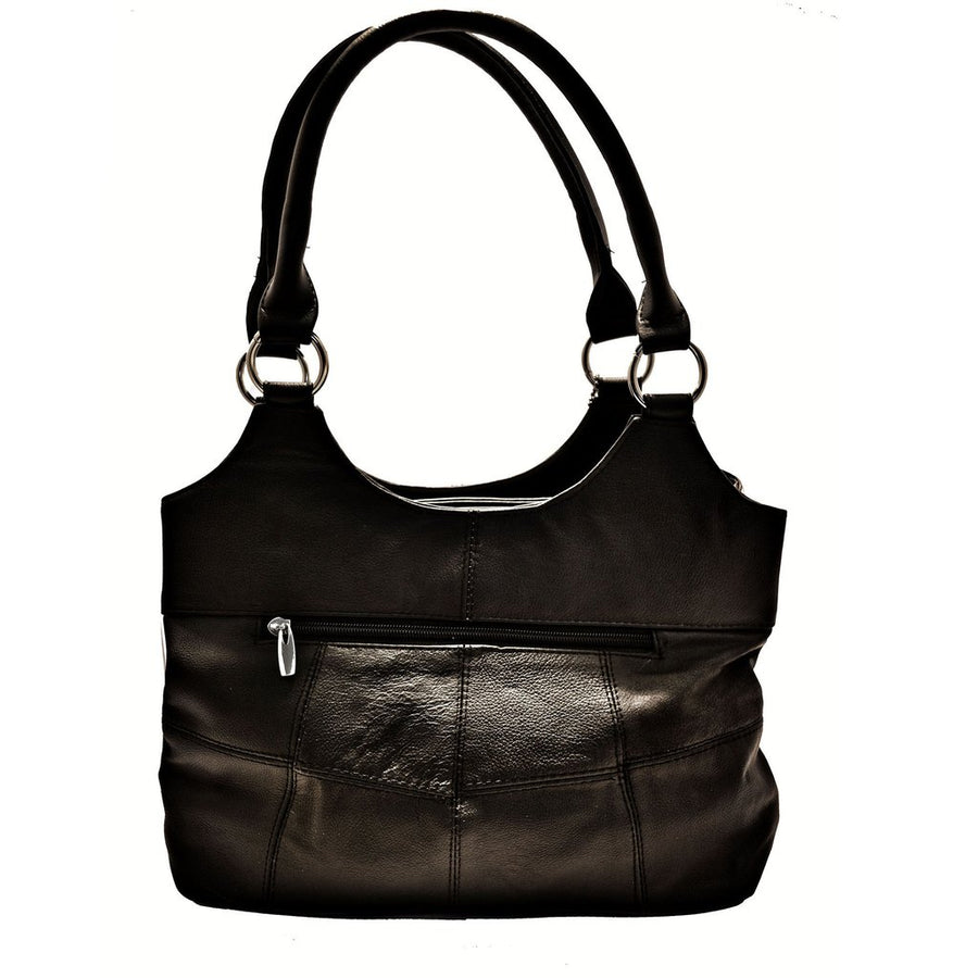 Bag You 3 Compartment Genuine Leather Handbag - WLS